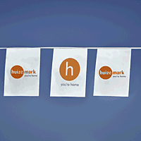 Pennants PVC Digital Double Sided Rectangle