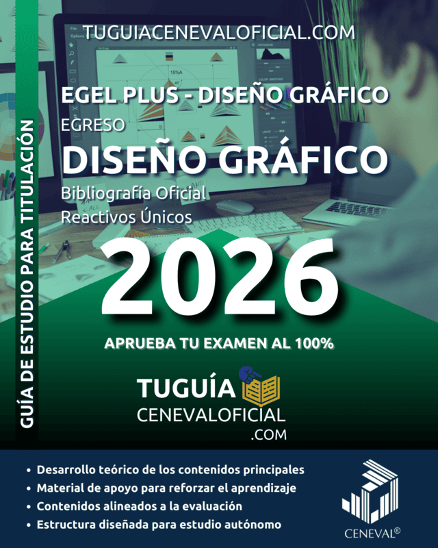 Guía CENEVAL Diseño Gráfico 2026
