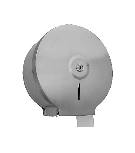 Dispensador institucional de papel en acero inoxidable para baños y áreas comunes