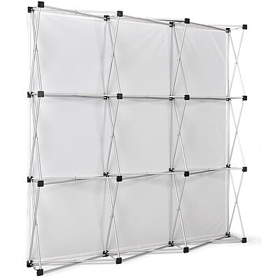 Bannerwall 2.25 x 2.25m, Supplied Complete