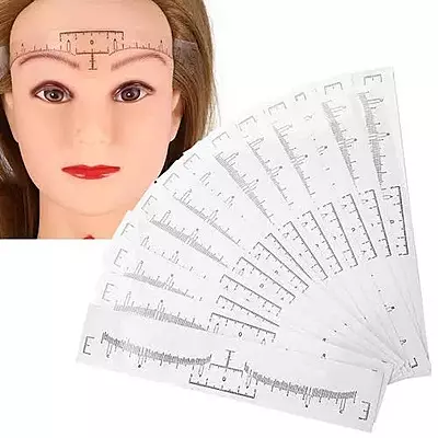 DISPOSABLE EYEBROW RULER - 20 PCS