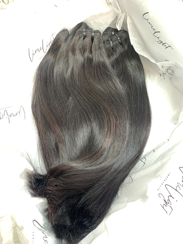 Natural Straight Luxury Virgin SDD Hair - NaturalBlack