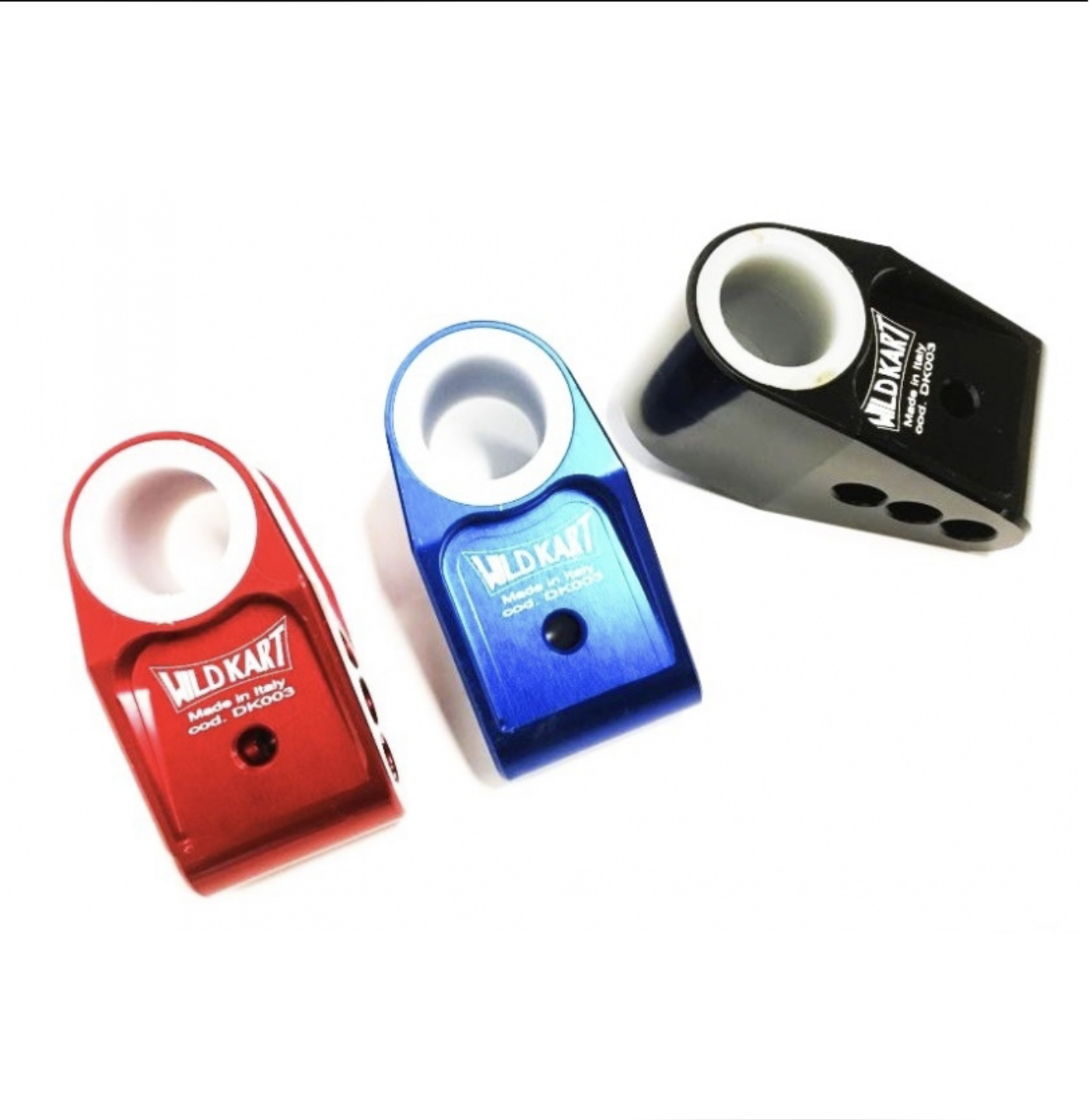 Wild Kart Steering Column support holder anodized-Blue