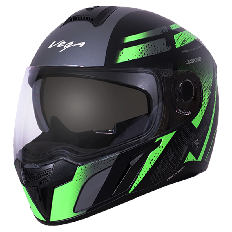 VEGA RYKER D/V DIAMOND DULL BLACK GREEN-M