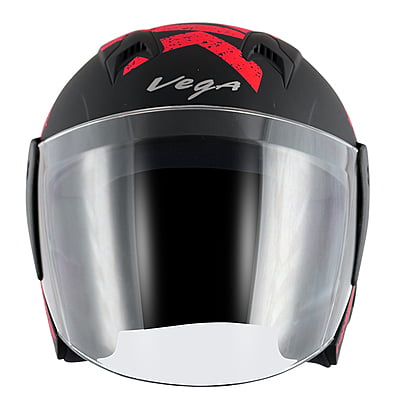 VEGA LARK VICTOR DULL BLACK RED C/V (M)