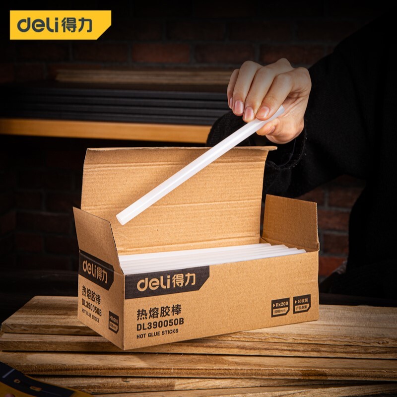 DELI DL390050B HOTMELT G/STICK 11x200mm, Box of 50pcs
