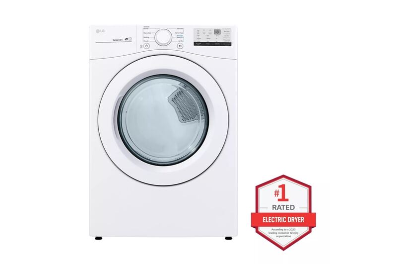 LG® DLE3400W 7.4 cu. ft. Ultra Large Capacity Electric Dryer LG® DLE3400W 7.4 cu. ft. Ultra Large Capacity Electric Dryer