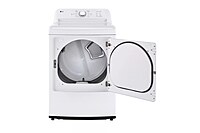 LG® DLE6100W 7.3 cu. ft. Ultra Large Capacity Rear Control Electric Energy Star Dryer with Sensor Dry