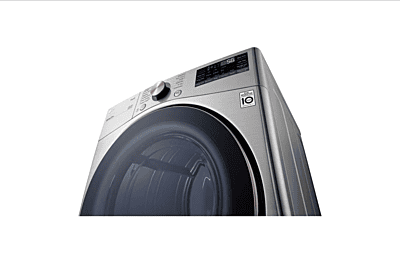 LG Electric Dryer, 27 inch Width, 7.4 cu. ft. Capacity, Steam Clean, 5 Temperature Settings, Stackable, Steel Drum, Wifi Enabled, Graphite Steel colour
