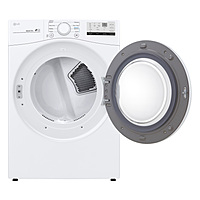 LG® DLG3401W 7.4 cu. ft. Ultra Large Capacity Gas Dryer LG® DLG3401W 7.4 cu. ft. Ultra Large Capacity Gas Dryer