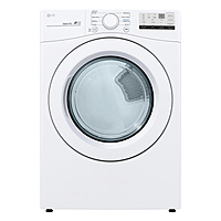 LG® DLG3401W 7.4 cu. ft. Ultra Large Capacity Gas Dryer LG® DLG3401W 7.4 cu. ft. Ultra Large Capacity Gas Dryer