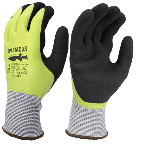 13G Fully Latex Double Coating With Sandy Form Palm. A4