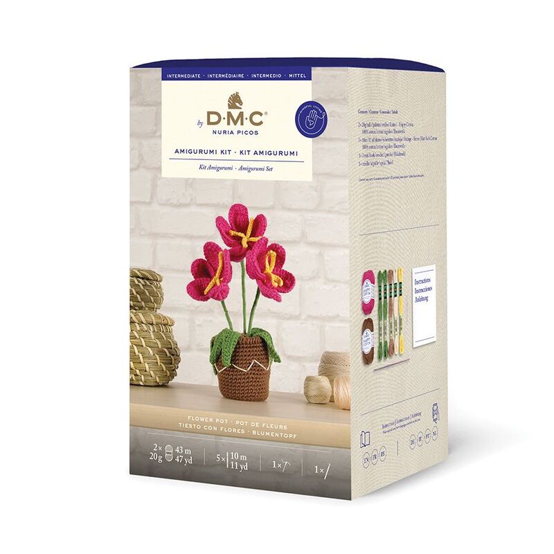 Kit Amigurumi DMC - Flower Pot