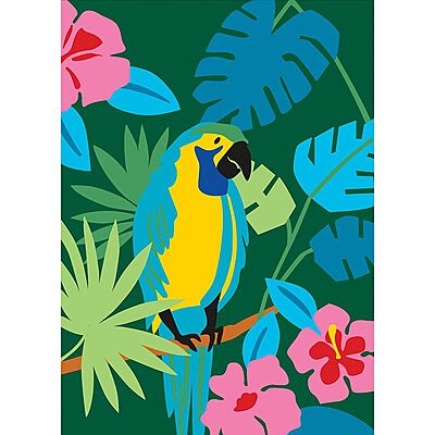 Pappagallo - Tela Mezzopunto con nuovi colori DMC Lanato