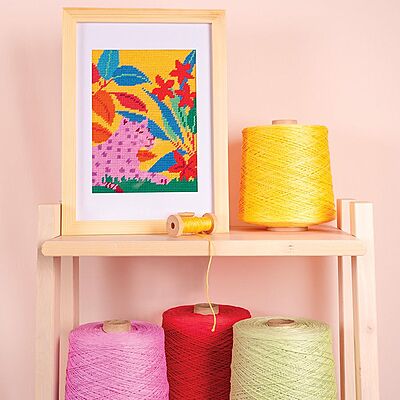 Leopard - Tela Mezzopunto con nuovi colori DMC Lanato Leopard - Tela Mezzopunto con nuovi colori DMC Lanato