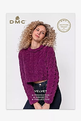 Rivista DMC Knit Tricot Velvet 6 Progetti