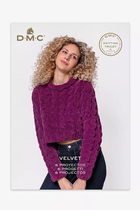 Rivista DMC Knit Tricot Velvet 6 Progetti