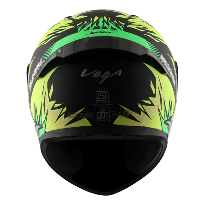VEGA BOLT BUNNY DULL BLACK NEON YELLOW M/V (L)