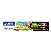 Doms Neon Super Dark HB/2 Graphite Pencil Box Pack