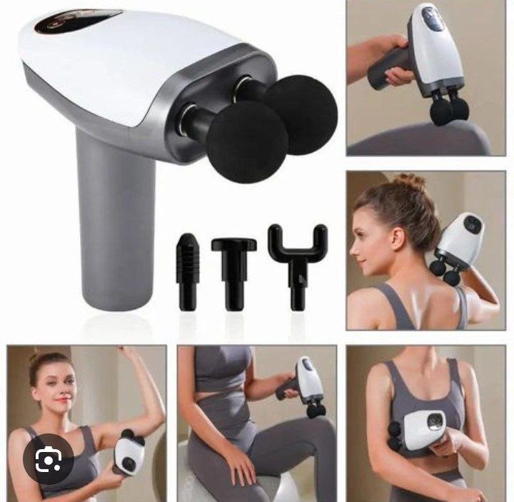 DOUBLE HEAD BODY MASSAGER RECHARGEABLE MASSAGE MACHINE