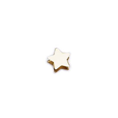 DIJE ESTRELLA PASANTE PLANO (7MM) DIJE ESTRELLA PASANTE PLANO (7MM)