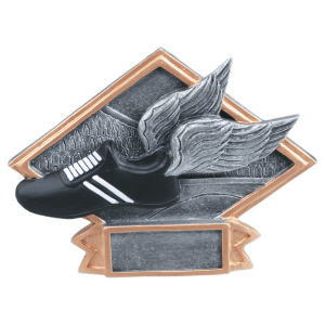 Diamond Plate Resin Trophy-Track-6 x 4.5