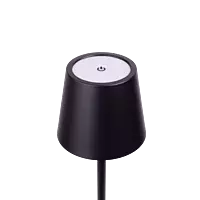 Lampara Touch Campana Negra