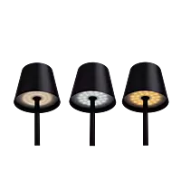 Lampara Touch Campana Negra