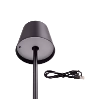 Lampara Touch Campana Negra
