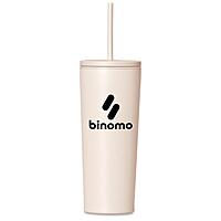 Kooshty Concorde Stainless Steel & Plastic Double-Wall Tumbler & Straw - 720ml