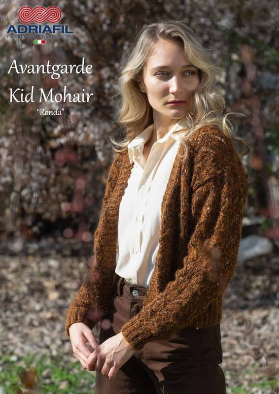 Cardigan Ronda Filati Avantgarde e Kid Mohair
