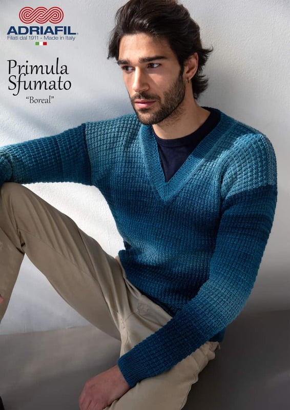 Pullover Boreal Filato Primula Sfumato