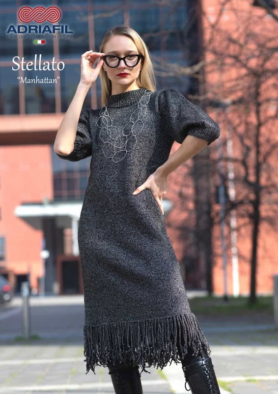 Abito Manhattan Filato Stellato