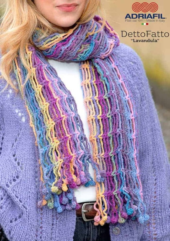 Sciarpa Lavandula filato DettoFatto