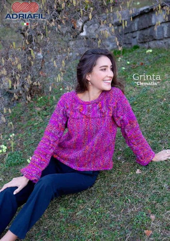 Maglia Clemantis con filato Grinta Maglia Clemantis con filato Grinta