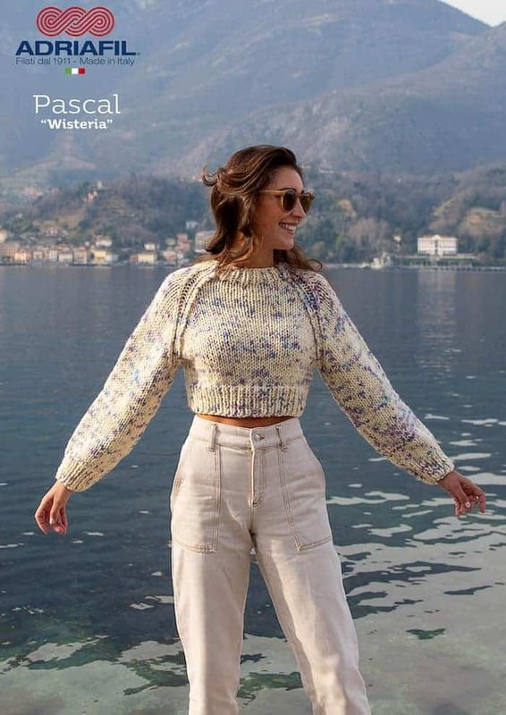 Pull Corto Wisteria filato Pascal