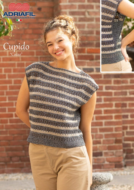 Top Cacaco con filato Cupido Top Cacaco con filato Cupido