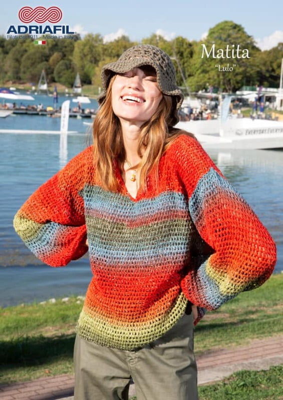 Pullover Lulo con filato Matita