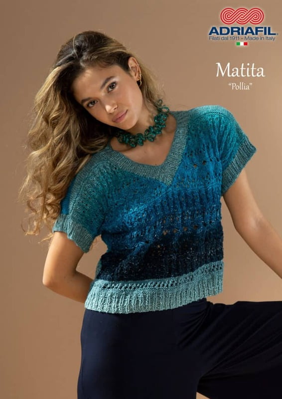 Maglietta Pollia con filato Matita Maglietta Pollia con filato Matita