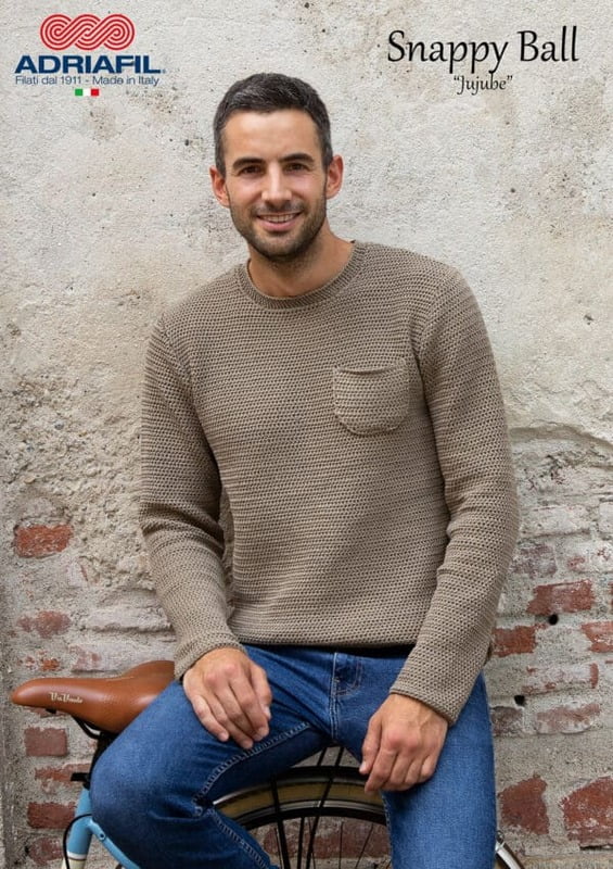 Pull Uomo Jujube Fatto con Snappy Ball Pull Uomo Jujube Fatto con Snappy Ball