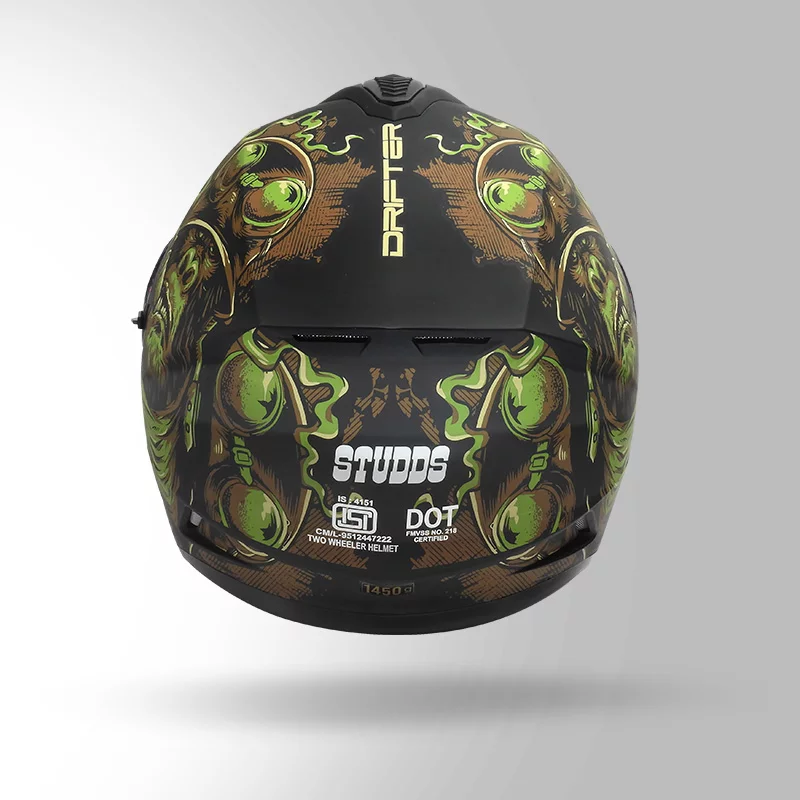 STUDDS DRIFTER D3 BLACK N3 GREEN D/V (L)