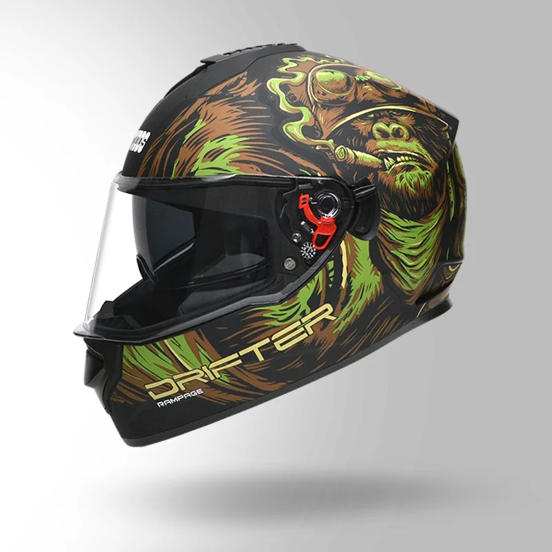 STUDDS DRIFTER D3 BLACK N3 GREEN D/V (L)