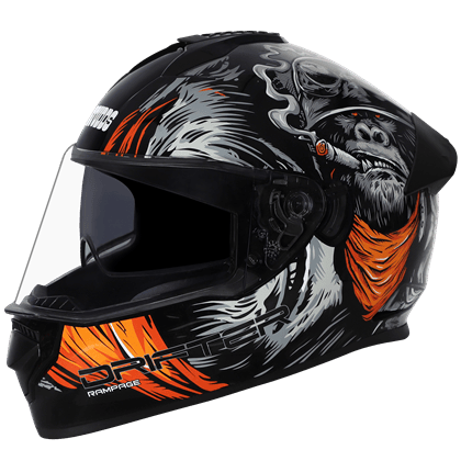 STUDDS DRIFTER D3 BLACK N10 ORANGE D/V XL
