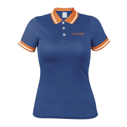 Playera Tipo Polo, Dry Fit, Naranja, Para Dama, Talla G - Dry-Nd-G