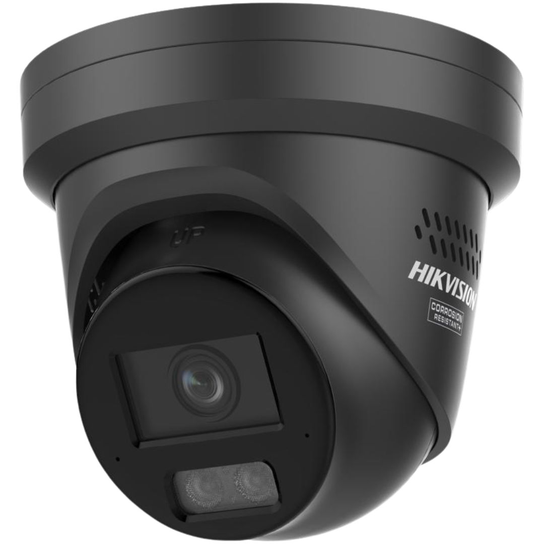 Hikvision New G3 ColorVu 6MP 2.8mm Turret, Siren Strobe, Black Hikvision New G3 ColorVu 6MP 2.8mm Turret, Siren Strobe, Black