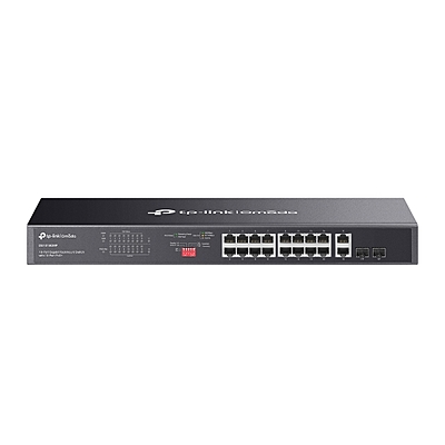 TP-Link Omada 18-Port Gigabit Rackmount Switch with 16-Port PoE+ TP-Link Omada 18-Port Gigabit Rackmount Switch with 16-Port PoE+