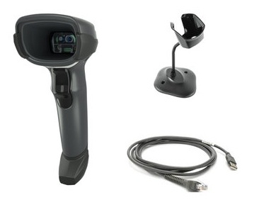 DS4608-SR BLACK WITH STAND USB KIT: