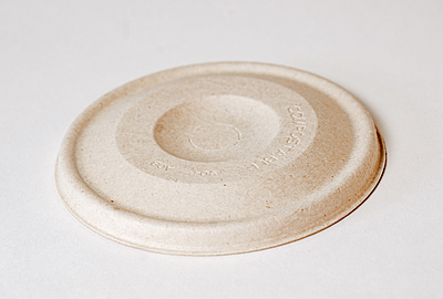 Bagasse Lid -Straw Hole: 1000 Ct Case