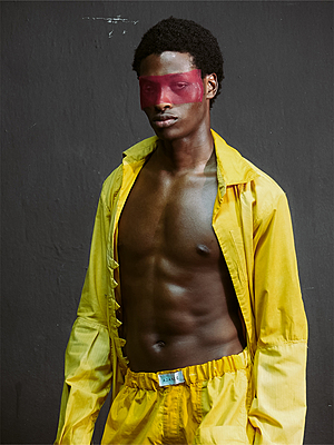 Reconstructed Buttoned Down Label Boxers