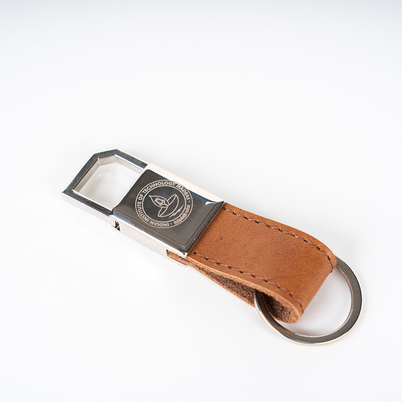 Keychain Leather Brown